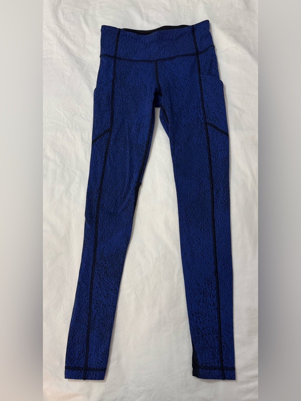 EUC Lululemon Tight Stuff Tight || Leggings Intergalactic Blue Running Size 4